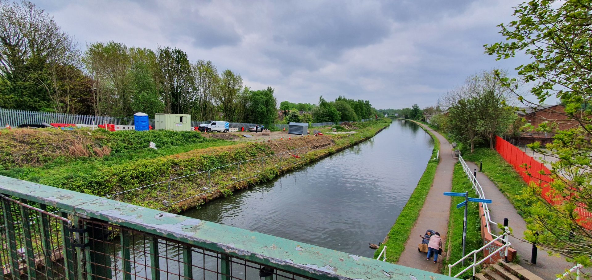 Royal Canal Works site progress