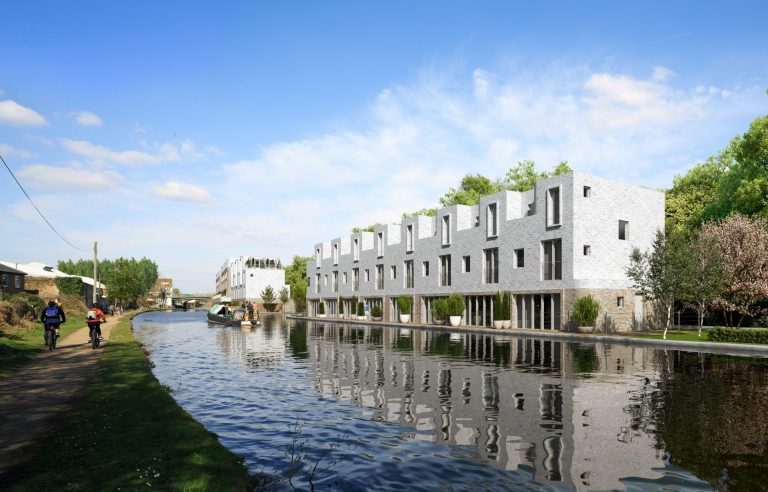 New affordable canal side development in Stretford