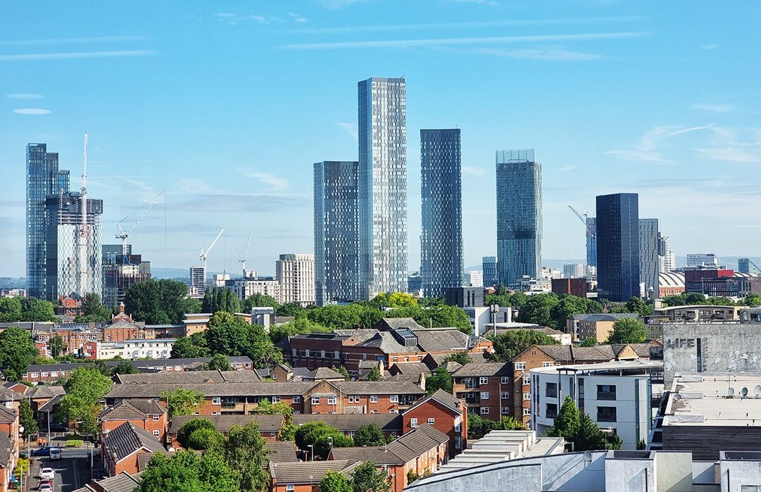 an image of the Manchester skyline