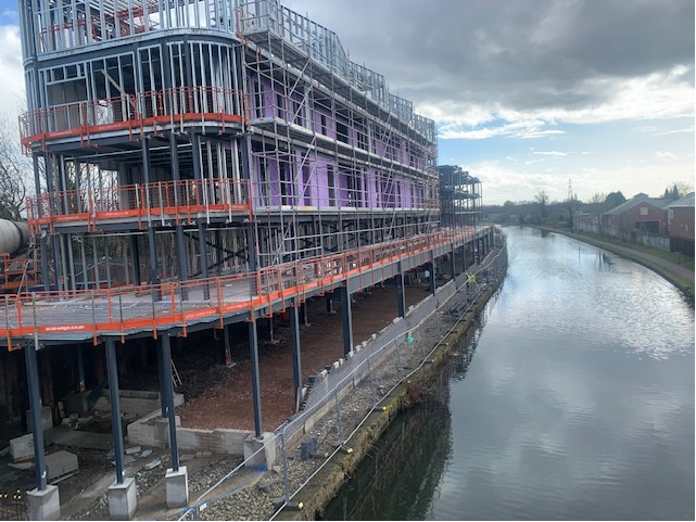 CERT Q1 2023 construction update for Royal Canal Works in Stretford